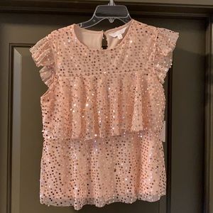 Pink Sequin blouse